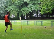 Fußball-Biathlon im Stadtgarten