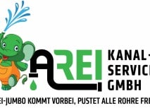 AREI Kanal-Service GmbH wirbt auf Trikotärmel