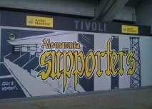 Erstes Graffiti im Tivoli fertiggestellt