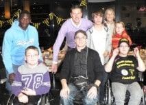 Weihnachtsfeier der Fans mit Behinderung