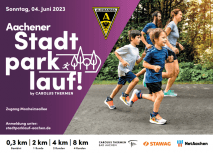Aachener Stadtparklauf am 04. Juni 2023