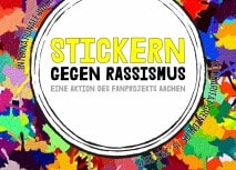 Fanprojekt Aachen: Stickerwettbewerb gegen Rassismus