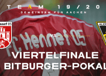 Pokal-Viertelfinale gegen FC Hennef